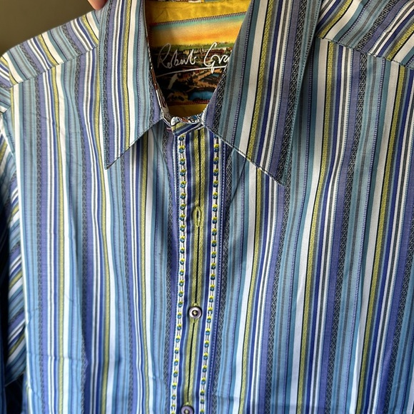 Traditional Button-Down from Robert Graham with Subtle Embroidered Details - Picture 5 of 6
